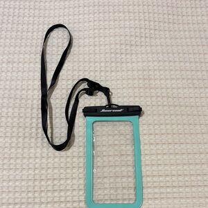 Green Waterproof Phone Pouch